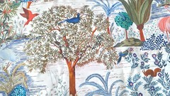 Pierre Frey Paris Fabric 3 1/8 Yard Le Jardin du Palais Cotton Luxury Designer