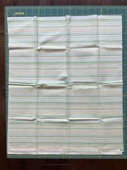1930’s Vintage Feedsack Fabric- Over 1.75 Yards Total- Green Reproduction- VTG
