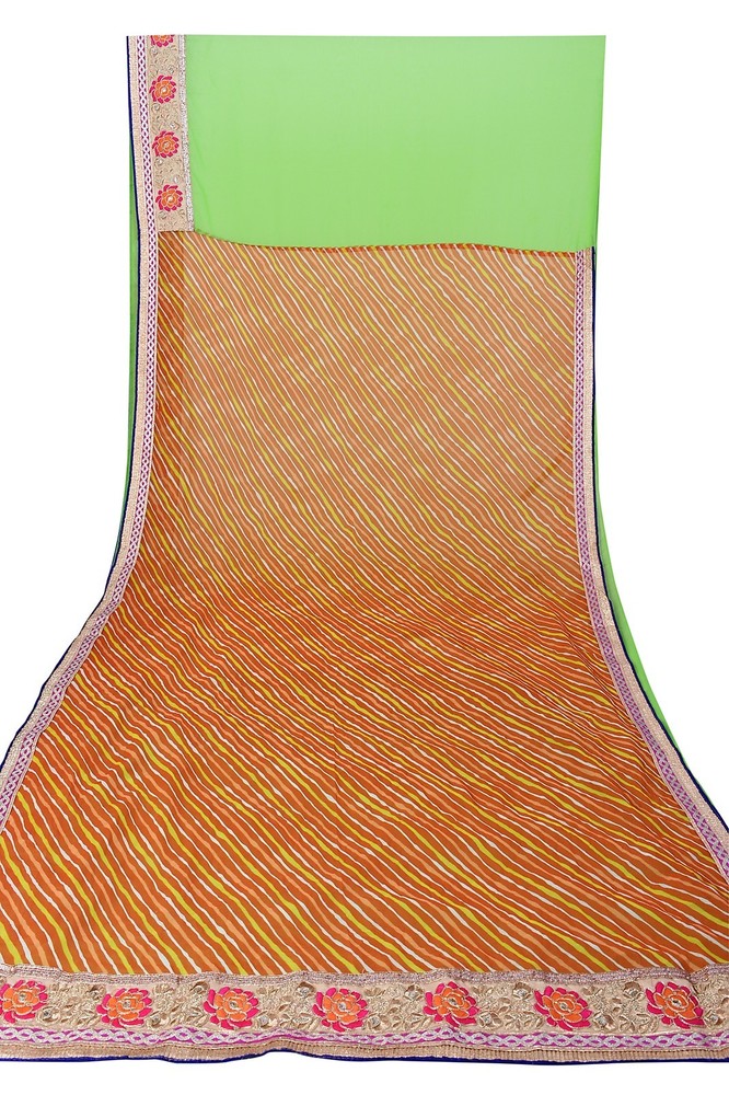 ETHNIC DESIGNER SAREE-PAKISTANI BOLLYWOOD INDIAN PARTY WEAR SARI WRAP DRESS