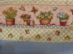 Friends Garden of Life Pastels Cheater Quilt 2.25Y VTG Mary Engelbreit Fabric