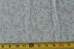 By 1/2 Yd, Gray & Green with Silver Sparkles Quilt Cotton/Hoffman/Windsor,P7105