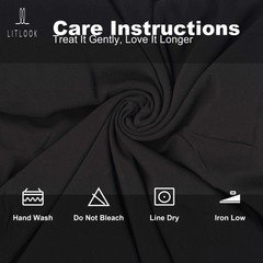 Capri Rayon Fabric by the Yard 100% Rayon Woven Non-Stretch Dresses Skirts 95GSM