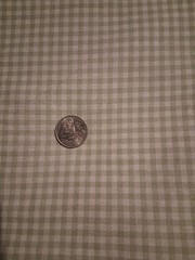 Light Green And White 1/8″ Gingham Checks Cotton Blend Fabric 94″ X 36″