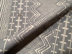 2.5YD FERMOIE UK Abbey Stripe Union Fabric w/ Custom Knit Backing $1144 Retail*