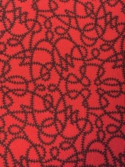 Fabric Scarlet Night Marcus Brothers 1 1/2 Yards by 43” Cotton Easy Care