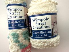 Chenille 18×30 Wimpole Street Creations Lot of 2 Assortment Sew Craft Doll Quilt