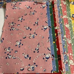 Vintage 50 Ct 5”x8” Charm Squares 1930s Reproduction Fabric Prints Aunt Grace
