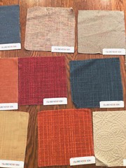 CLARENCE HOUSE 21 pcs Mixed Lot 8 1/2″ Fabric Samples