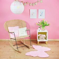 Plush Fabric | Solid Baby Pink Minky Fabric for Sewing | Super Soft Cuddle Mater