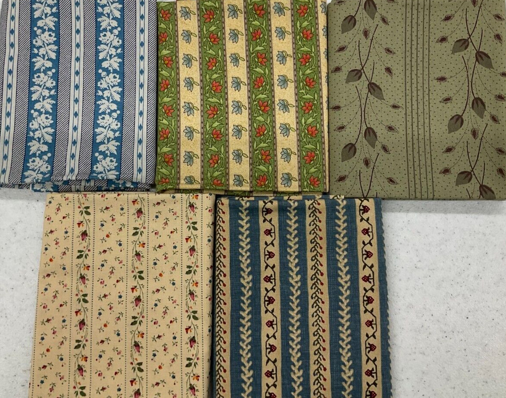 FAT QUARTER BUNDLE OF 5 – FQ1246 – STRIPED