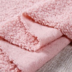 40×63″ Faux Sherpa Shearling Loop Wool Fabric Curly Fur Thicken Clothes Toys DIY