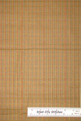 Check Plaid Gold Accent Fabric By The Yard Cotton by Northcott Midas Touch