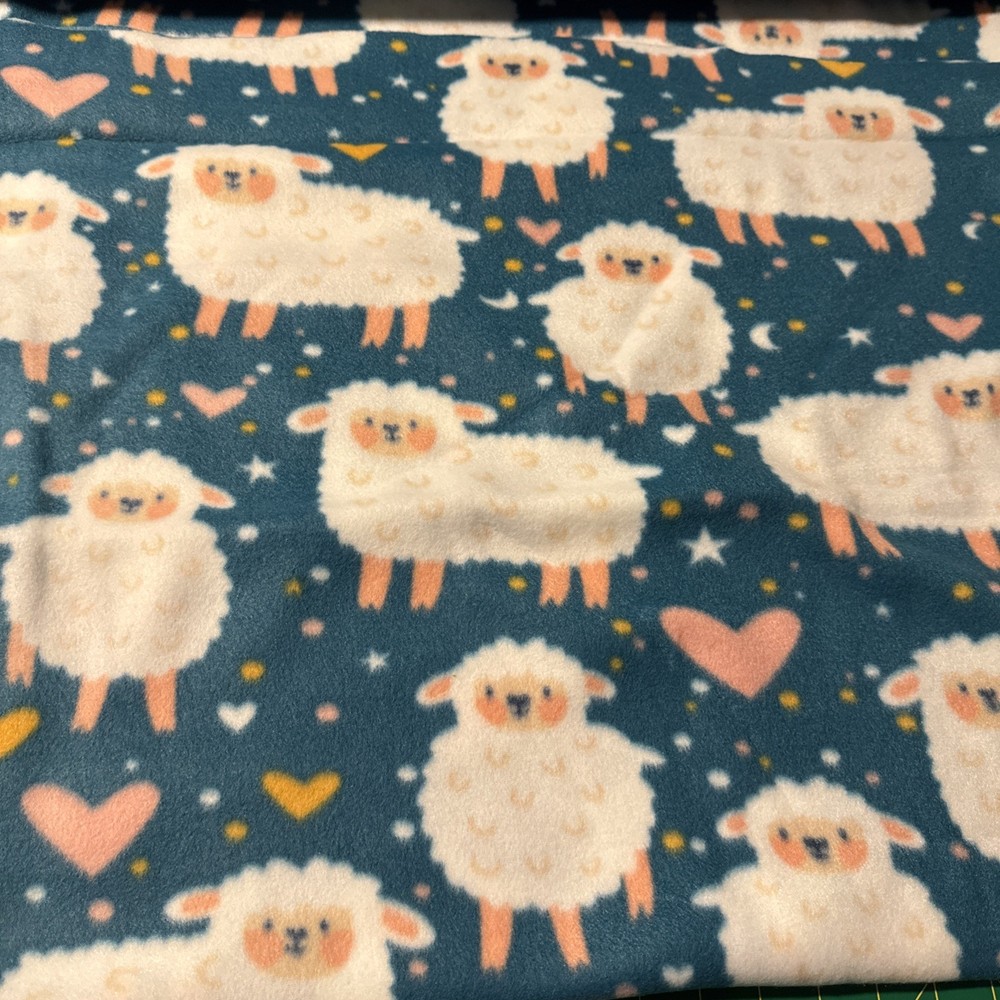 blizzard fleece fabric -By The Yard – Sheep