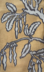 Brunschwig & Fils Les Animaux Warp Print Fabric Remnant 24″x24″