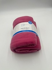 Mainstays Anti Pill Fleece Precut Fabric 54×60 1.5 Yards Pink