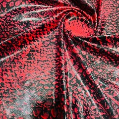 4 Way Stretch Fabric Metallic Scales Animal Print Spandex By Yard for Swimwear