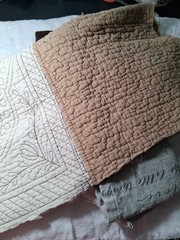 Neutral Needlework Slow Stitch Bundle Vintage Fabric Embroidery Lace Craft Sew