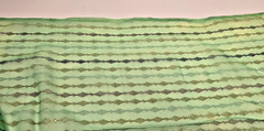 Vintage Green Metallic Lurex Sheer Fabric 7.5 Yds x 52” Iridescent