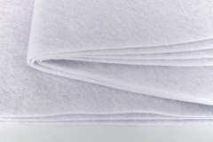 Soft White Felt Fabric Sheets 36″X 36″/ 1.6mm Thick Sewing Patwork Material L…