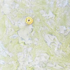 LAST FAT QTR 18×22 Pale Yellow-Green Watermark Blender Quilt Fabric COMBINE SHIP