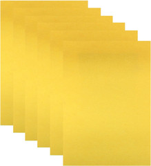 6 Pcs 8 X 12 Inch Felt Sheets for Crafts, 2Mm Thick Yellow Felt Fabric for Craft