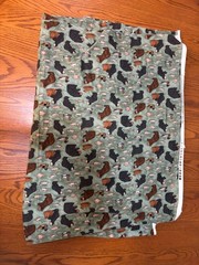 3 Yards Teresa Kogut Bear Lake South Sea Imports SSI Black Bear Fish Duck Cotton