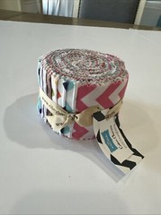 Small Chevron 2.5″ strips by Riley Blake Designs 24 pieces RBD designers