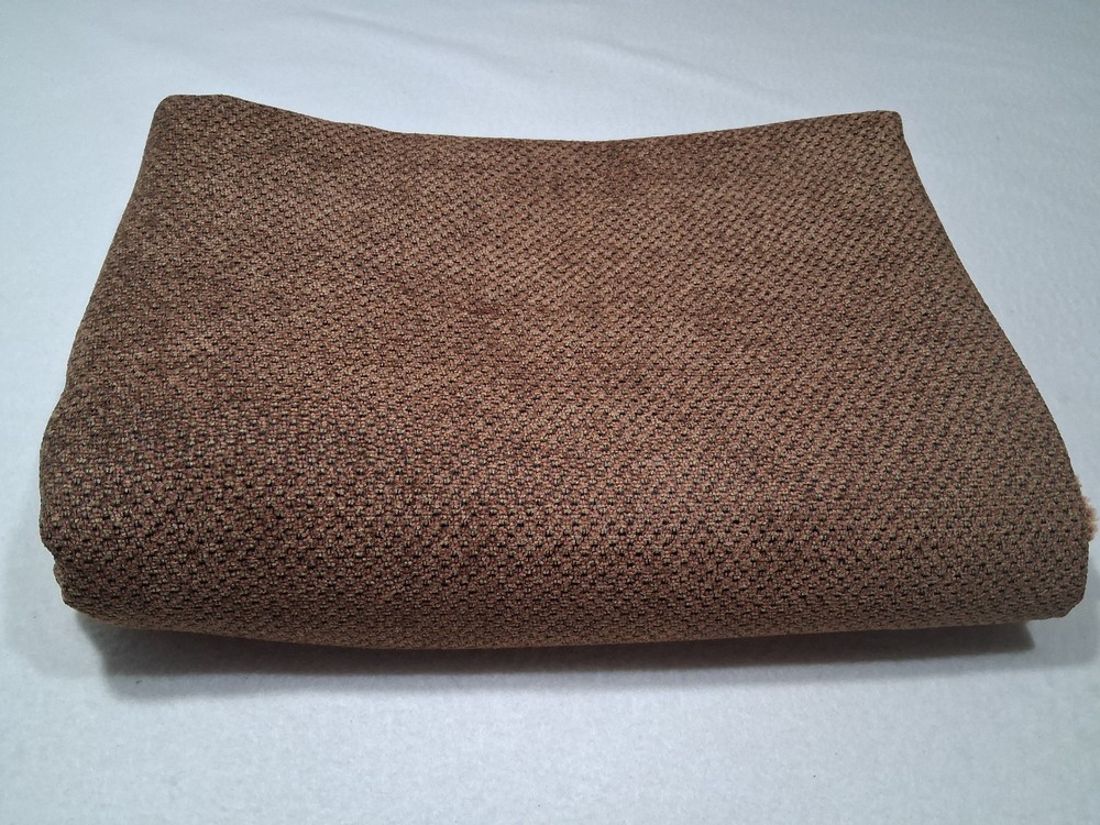 Upholstery Fabric Remnant Tweed Boucle Rust Olive Brown 54″ x 73″ End of Roll