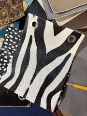 Large Quality Leather Sample Swatch Lot Craft Wallet Sheath Zebra Cobra Croc Etc