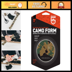 Self-Cling Camouflage Wrap, Reusable Fabric, Grip & Heat Shield, 2″ x 144″ Roll