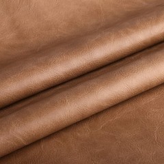 Premium Faux Leather Upholstery Fabric 1.2mm Waterproof Khaki 36×54 Inch
