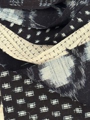 Japanese Boro Sashiko Kasuri Katazome Aizome Bundle. For Craft and Junk Journal