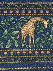 VERA BRADLEY Retired “Animal Kingdom” print , sold by the half a yard.
