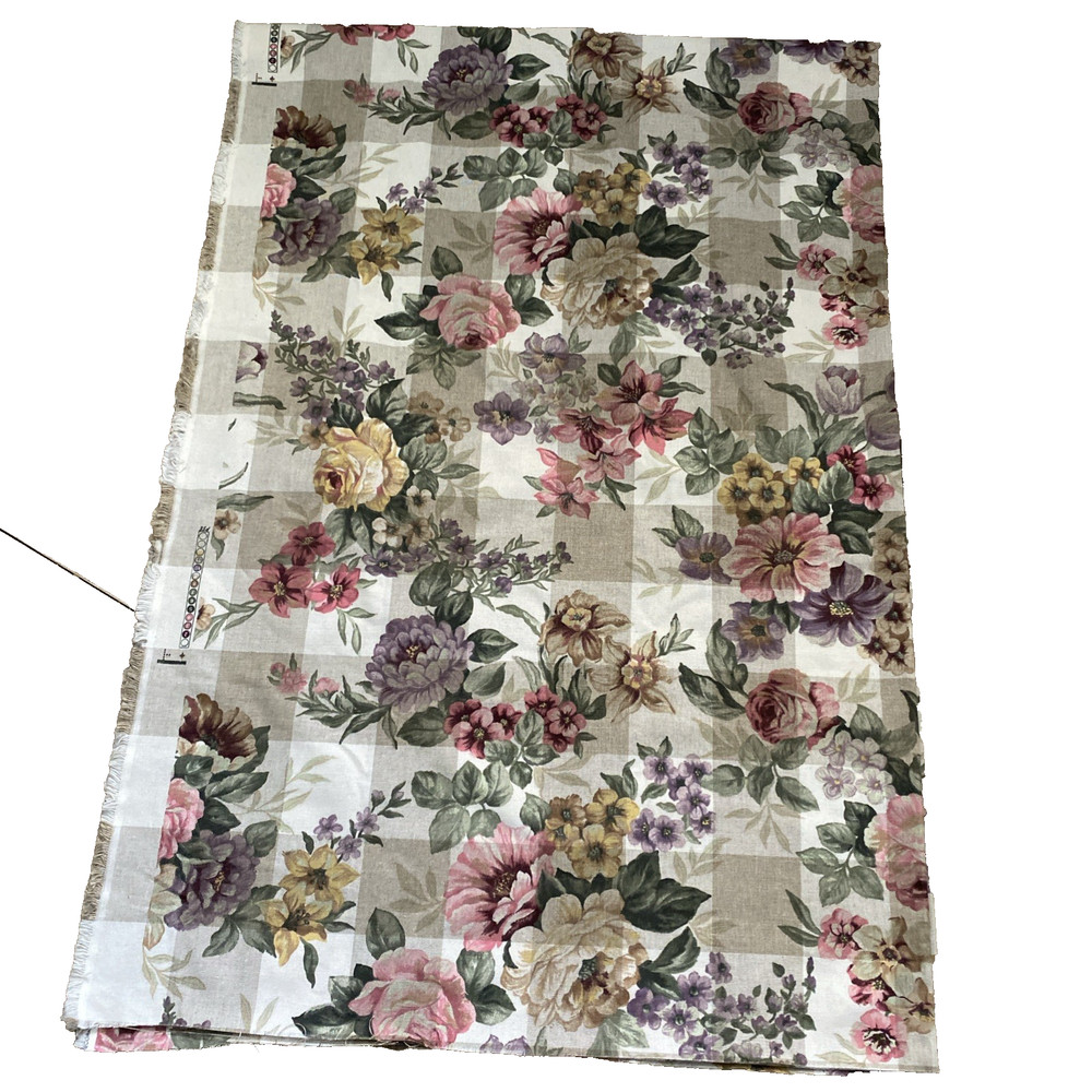 Fabric, French Country, Cottage Farmhouse 80″ x 60″ wide Upholstery @21