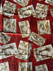 Vintage Hoffman Serengeti Safari Animal Fabric Lion Giraffe Leopard Elephant