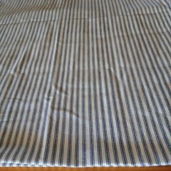 Navy/Cream Cotton Canvas Fabric BrotherSister Design 1.5yds 2019