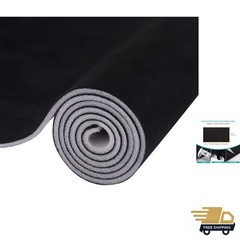 Versatile 96×60 Dark Black Micro-Fiber Headliner for Cars, RVs, and DIY Projects