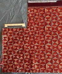 “mongalla geometric” – Alexander Henry Fabrics – 65″ x 40″ +, c 1998