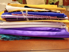 Acetate & Lining Scraps & Remnants – 3.5 + lbs. for Sewing, Crafts