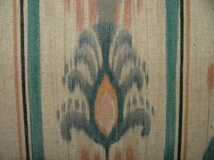 2.8 Metres iLiv Incanto Chalk Blue Ikat Curtain Upholstery Cushion Fabric