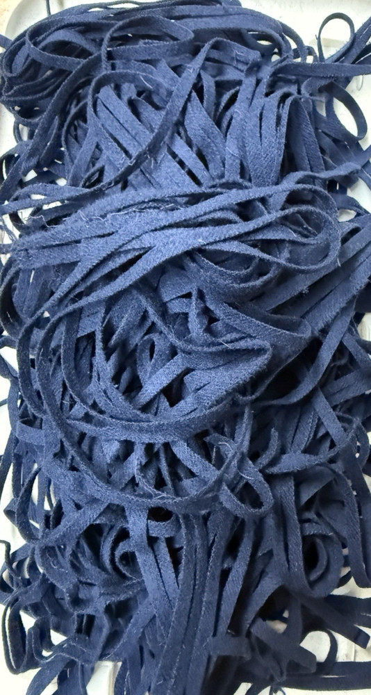 Dark Blue -Cut Size #6 100% Wool Fabric for Rug Hooking