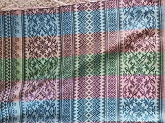 Wanma 100% Thai Silk Fabric Bulk Custom 39″ By 70″ multi patern Top Quality