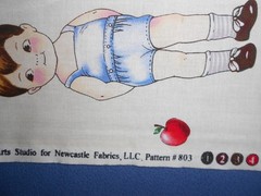 Paper Dolls School House by Sibling Arts Studio for Newcastle Fabrics # 803