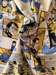 Fabric RARE 2017 Camelot Star Trek Cast Comic Book Panel Cosplay Sci-fi Sold BTY