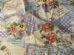 Timeless Treasures “Poetic” CM-3127 Cotton Quilt Fabric Travel, Floral BTHY
