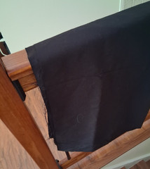 2 Yds Deep Black Linen, 62″ W, for Sewing, Crafts, Drapes, BTY Price