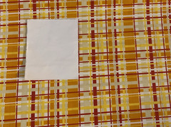 OOP “Fresh Aire” By BJ Lantz For Studio E Fabrics Orange Yellow White Plaid BTY