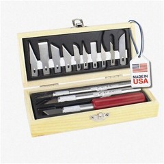 Precision Cutting Tool Set with Razor-Sharp Blades
