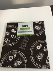 BRAND NEW KISS ROCK NAMES COTTON TOSS FABRIC FAT QUARTER 18″ X21″