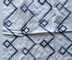 Groundworks Prism Blue Designer Fabric Remnants 24” x24”